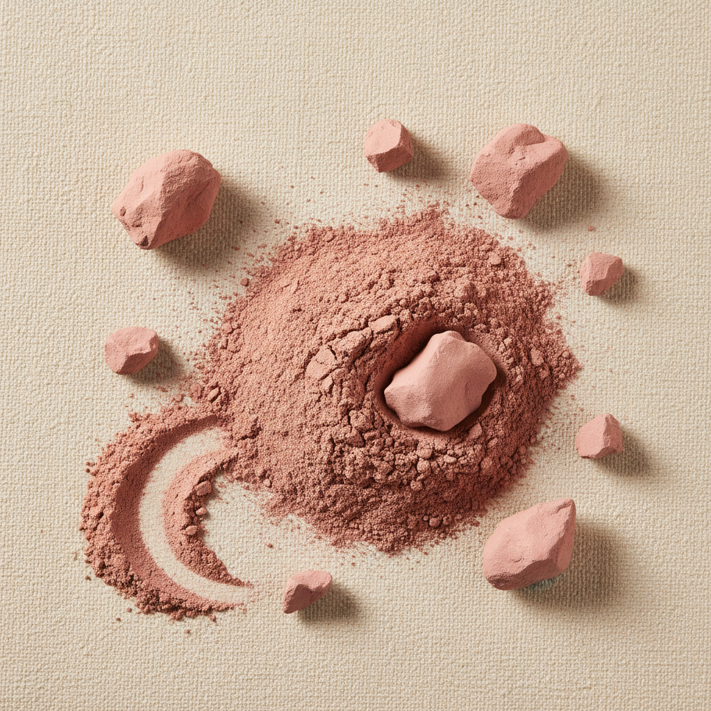 Wat is een roze klei masker?