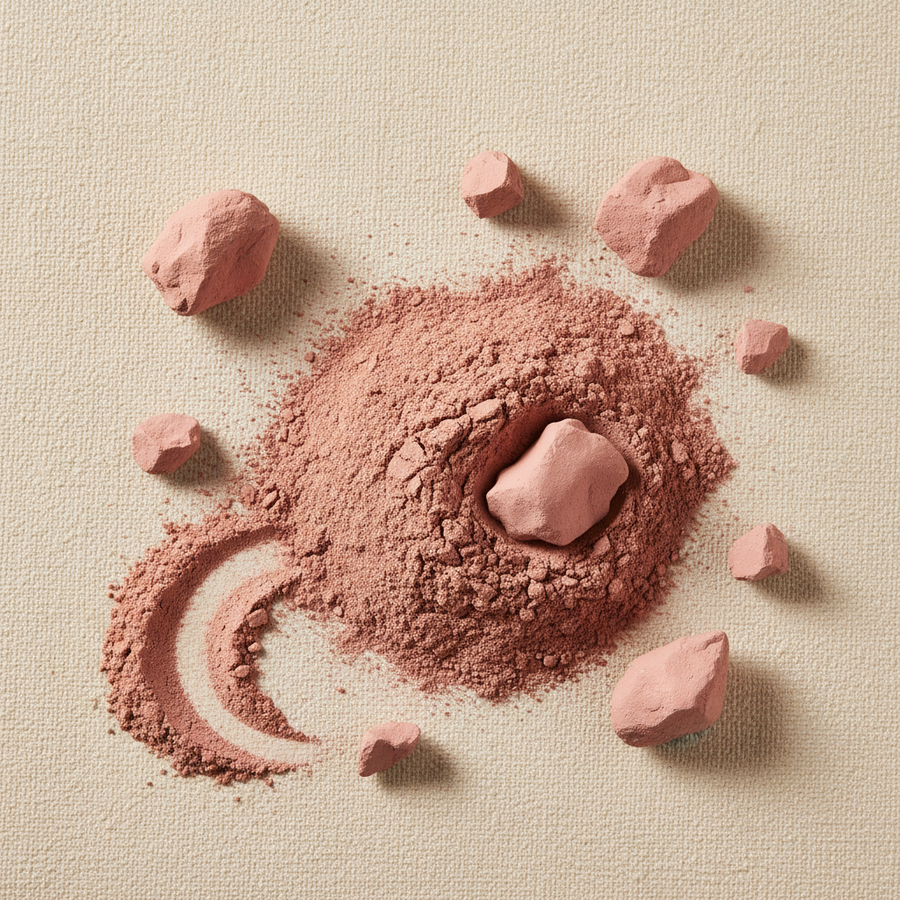 Wat is een roze klei masker?