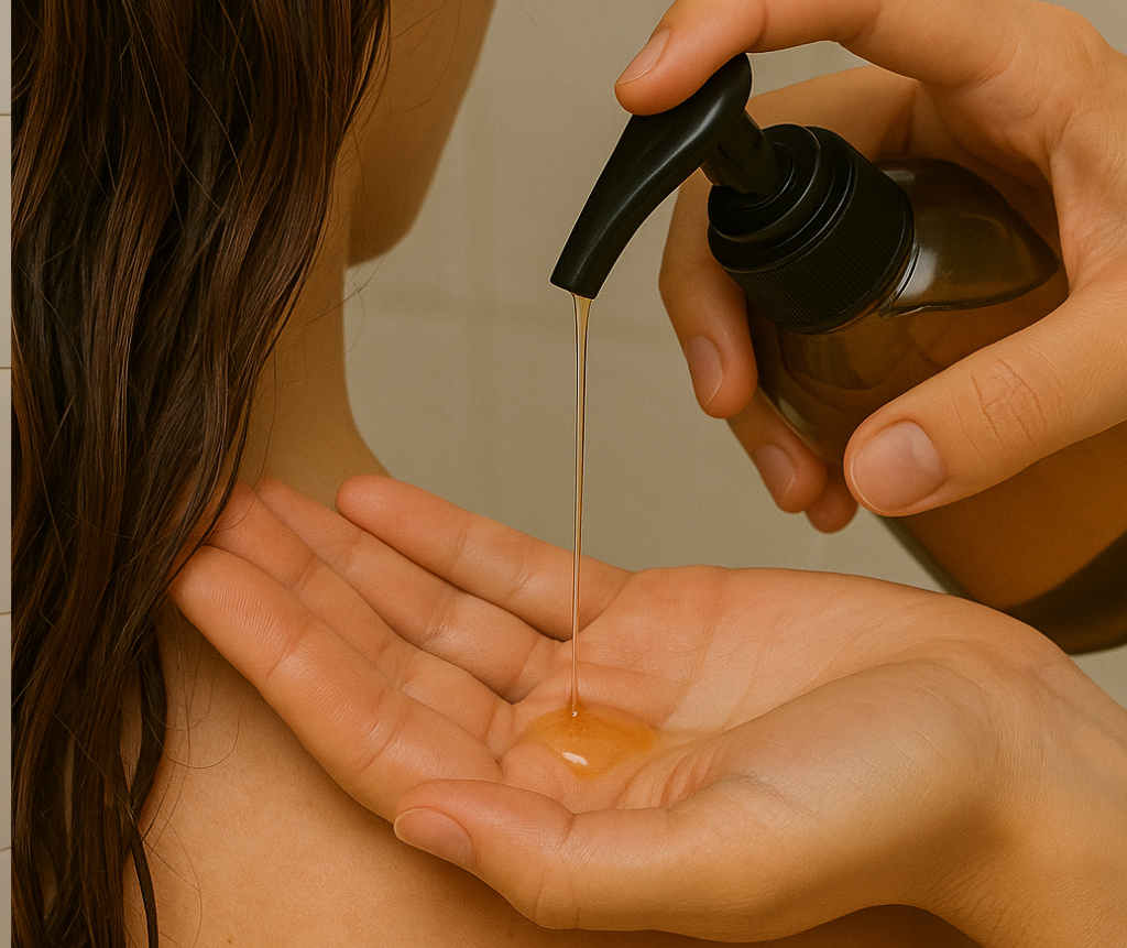 Aceite natural para el cabello