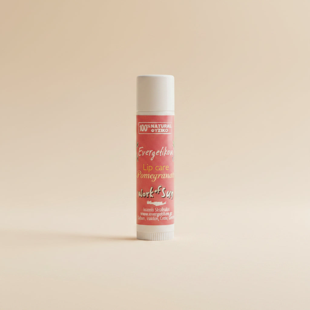 natuurlijke lippenbalsem granaatappel