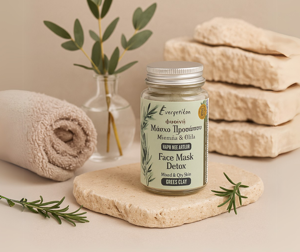 groene klei masker evergetikon