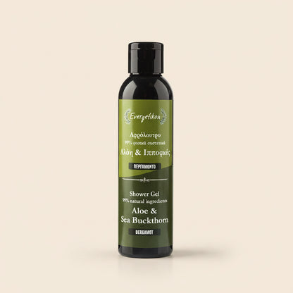 Gel de ducha natural - Bergamota - Evergetikon