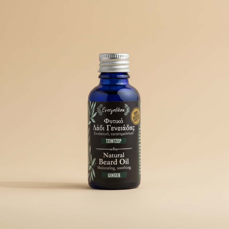 Natural Beard Oil Ginger – Luxe Hoofdafbeelding