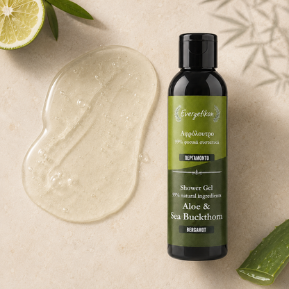 Gel de ducha natural - Bergamota - Evergetikon