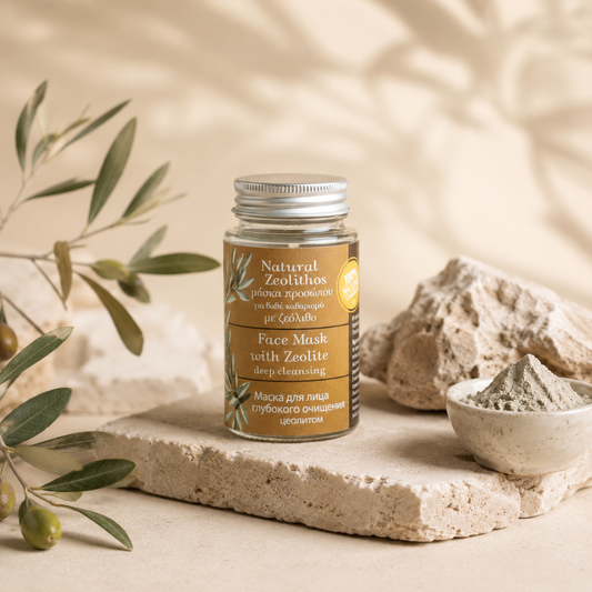 Mascarilla facial de zeolita - Evergetikon
