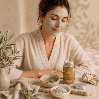 Mascarilla facial de zeolita - Evergetikon