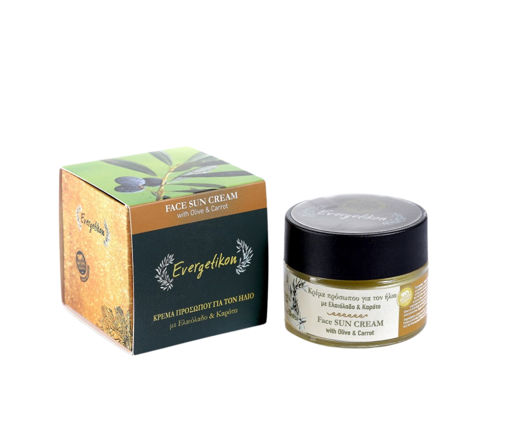 [110] Natuurlijke gezichtscrème met zonbescherming - 100% natuurlijk - Evergetikon