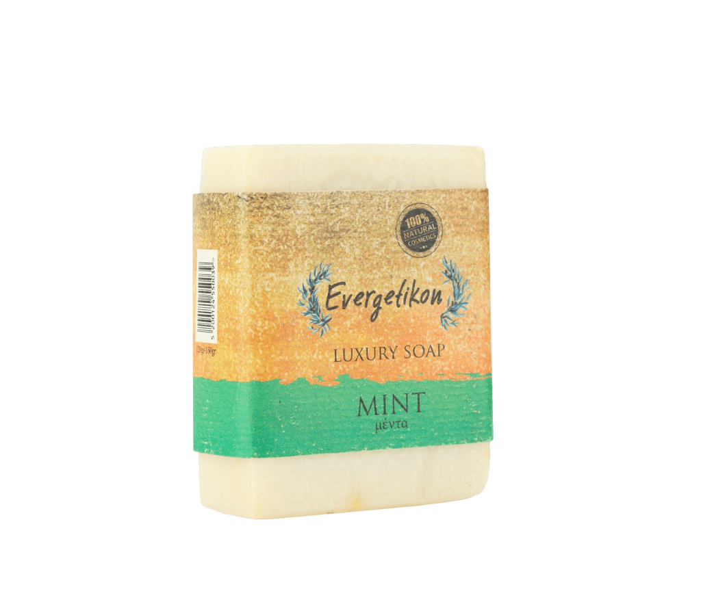 Seifenstück Olivenseife & Minze - Evergetikon